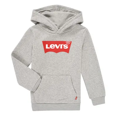 Levis BATWING SCREENPRINT HOODIE boys's Children's sweatshirt in Grey