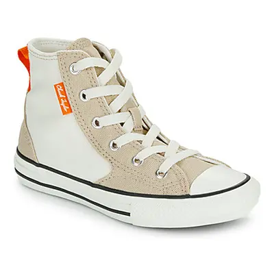 Converse CHUCK TAYLOR ALL STAR MFG girls's Children's Shoes (High-top Trainers) in Beige