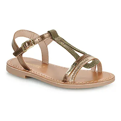 Les Tropéziennes par M Belarbi BADA girls's Children's Sandals in Gold