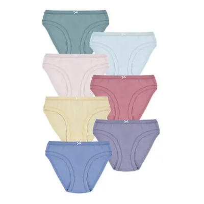 Petit Bateau A0ABF X7 girls's Knickers/panties in Multicolour