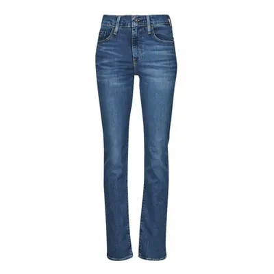 Levis 724 HIGH RISE STRAIGHT women's Jeans in Blue