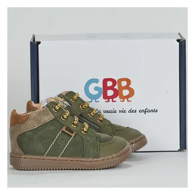 GBB AI651-25-B-ECH boys's Children's Shoes (High-top Trainers) in Green