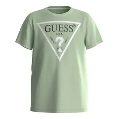 Guess SHIRT CORE boys's Children's T shirt in Green