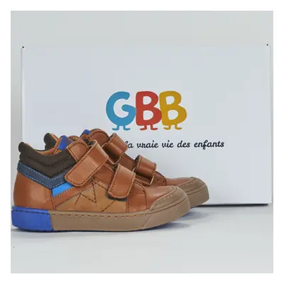 GBB AI351-14-C-ECH boys's Children's Shoes (High-top Trainers) in Brown