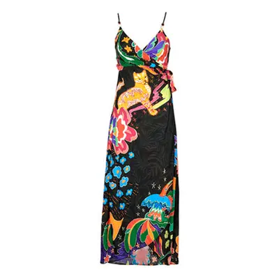 Desigual SWIM_SELVA women's Long Dress in Black