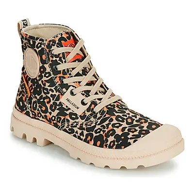 Palladium PAMPA HI WILD women's Shoes (High-top Trainers) in Beige