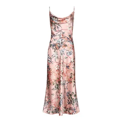 Guess AKILINA DRESS women's Long Dress in Pink