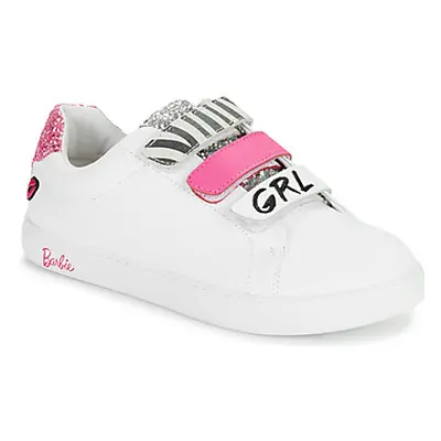 Bons baisers de Paname EDITH BARBIE GIRL PWR ZEBRA women's Shoes (Trainers) in White