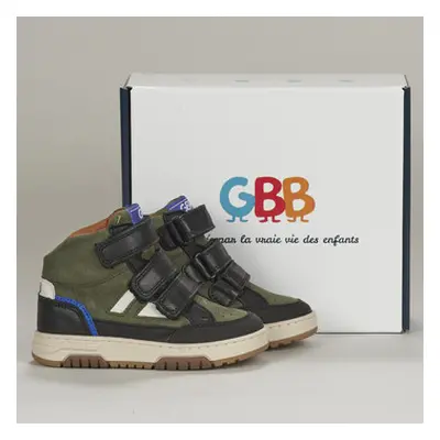 GBB AI377-15-C-ECH boys's Children's Shoes (High-top Trainers) in Green