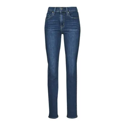 Levis 724 HIGH RISE STRAIGHT women's Jeans in Blue