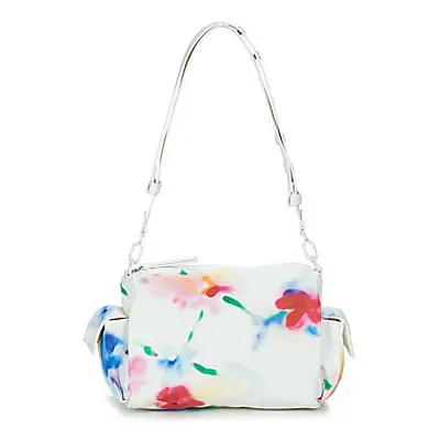 Desigual LIQUIDFLOWER HABANA women's Shoulder Bag in White