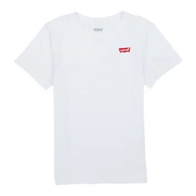 Levis CHEST HIT MC boys's Children's T shirt in White