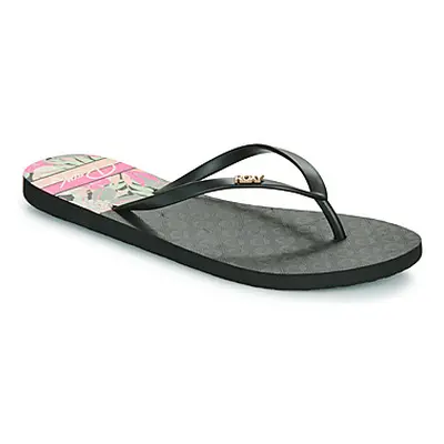 Roxy VIVA PRINTED women's Flip flops / Sandals (Shoes) in Black