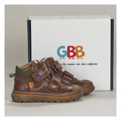 GBB AI359-14-C-ECH boys's Children's Shoes (High-top Trainers) in Brown