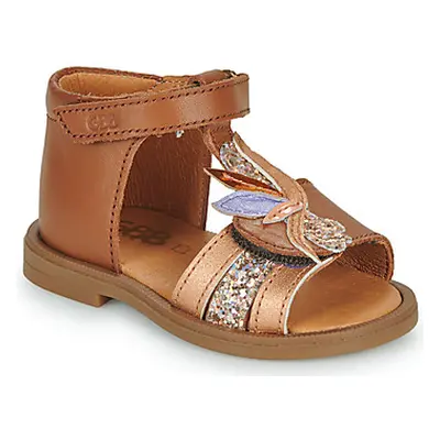 GBB KIRA girls's Children's Sandals in Brown