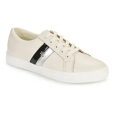 Lauren Ralph Lauren JANSON II-SNEAKERS-LOW TOP LACE women's Shoes (Trainers) in White