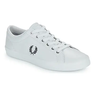 Fred Perry BASELINE LEATHER men's Shoes (Trainers) in White