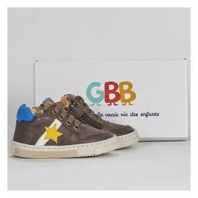 GBB AI655-14-B-ECH boys's Children's Shoes (High-top Trainers) in Brown