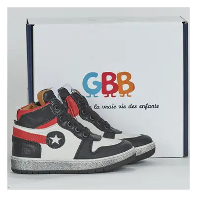 GBB LANDER boys's Children's Shoes (High-top Trainers) in White