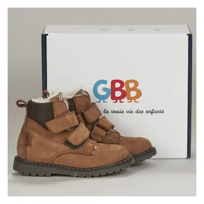 GBB AI364-24-C-ECH boys's Children's Shoes (High-top Trainers) in Brown