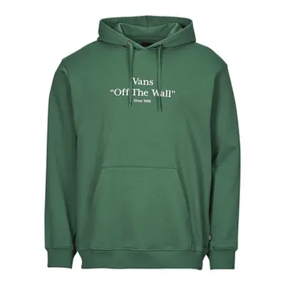 Vans QUOTED LOOSE PO men's Sweatshirt in Green