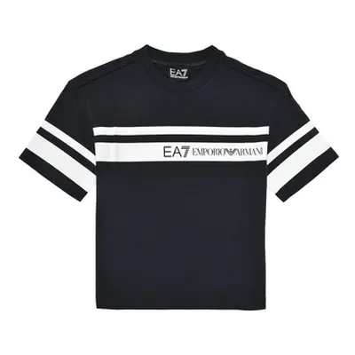 Emporio Armani EA7 TSHIRT 3DBT58 boys's Children's T shirt in Black