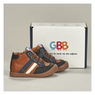 GBB AI151-14-B-ECH boys's Children's Shoes (High-top Trainers) in Brown