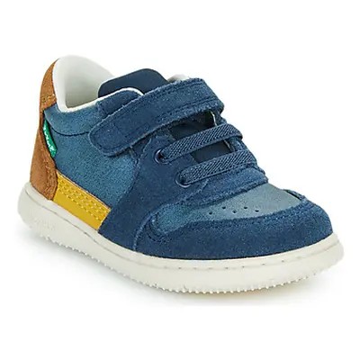 Kickers KICKBUVAR boys's Children's Shoes (Trainers) in Blue