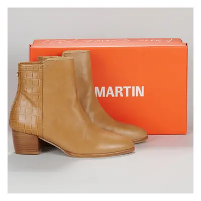 JB Martin LOCA women's Low Ankle Boots in Brown