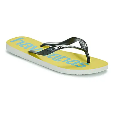 Havaianas LOGOMANIA II men's Flip flops / Sandals (Shoes) in Yellow