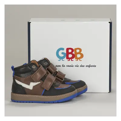 GBB AI372-14-C-ECH boys's Children's Shoes (High-top Trainers) in Brown