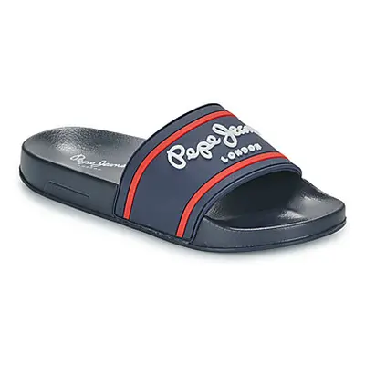 Pepe jeans SLIDER LOGO B boys's Sliders in Marine