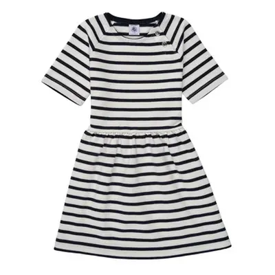 Petit Bateau BIBA girls's Children's dress in Multicolour