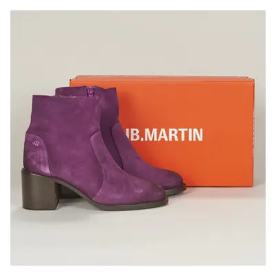 JB Martin BENITA women's Low Ankle Boots in Purple