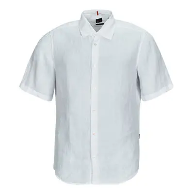 BOSS Rash_2 men's Short sleeved Shirt in White