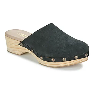 So Size PAPIDOU women's Clogs (Shoes) in Black