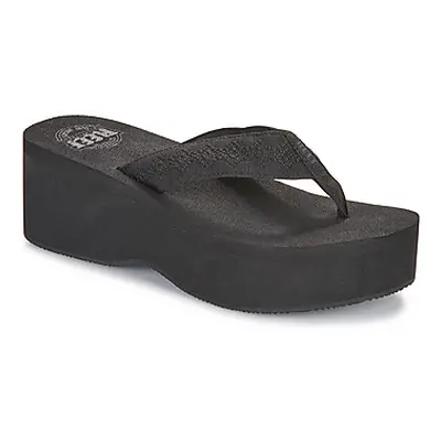 Reef SANDY HI women's Flip flops / Sandals (Shoes) in Black