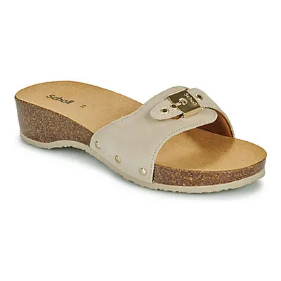 Scholl PESCURA HEEL CORK women's Mules / Casual Shoes in Beige