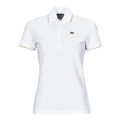 Emporio Armani EA7 POLO women's Polo shirt in White