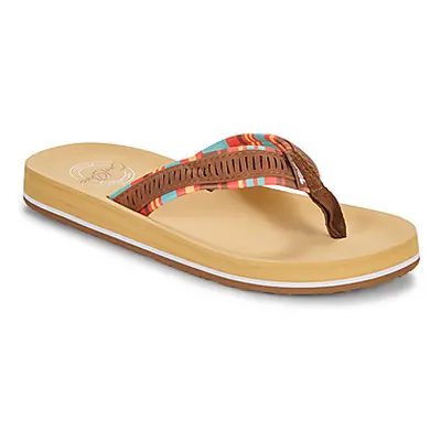 Cool shoe ARIA women's Flip flops / Sandals (Shoes) in Brown