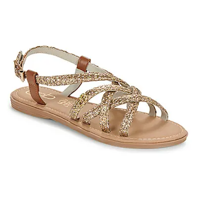 Les Petites Bombes ITALA women's Sandals in Gold