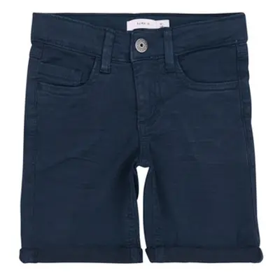 Name it NKMSILAS SLIM L TWI SHORTS 9587-MF TB boys's Children's shorts in Marine