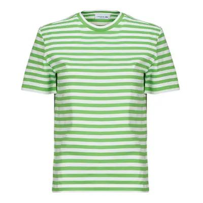 Lacoste TF2594 women's T shirt in Green