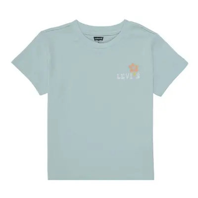 Levis OCEAN BEACH SS TEE girls's Children's T shirt in Blue