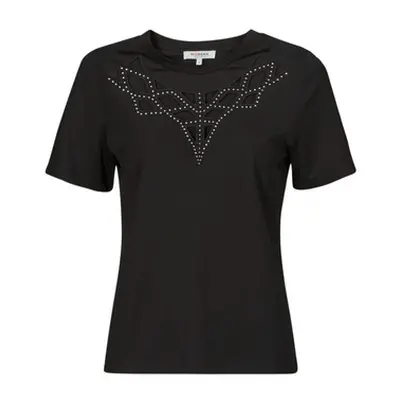 Morgan DJUNGLE women's T shirt in Black