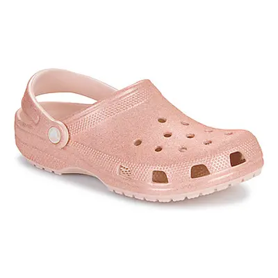 Crocs Classic Glitter Clog women's Clogs (Shoes) in Pink