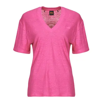 BOSS C_Ela women's T shirt in Pink