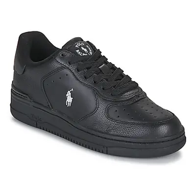 Polo Ralph Lauren MASTERS CRT-SNEAKERS-LOW TOP LACE men's Shoes (Trainers) in Black