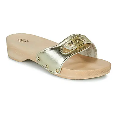 Scholl PESCURA HEEL women's Mules / Casual Shoes in Gold