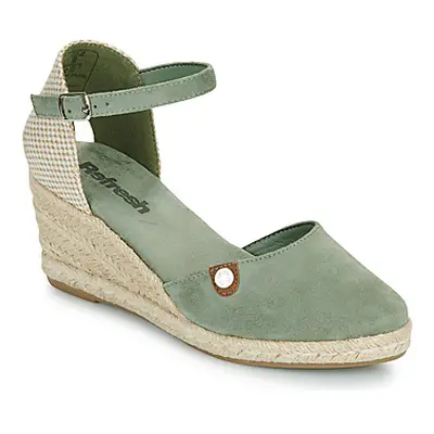 Refresh 171882 women's Espadrilles / Casual Shoes in Green